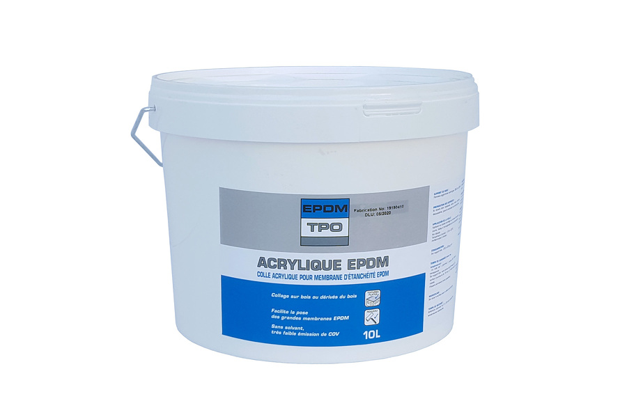 Colle Acrylique pour support bois - bidon de 10L